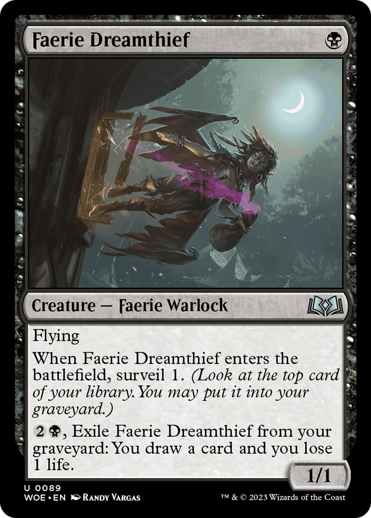Faerie Dreamthief [Wilds of Eldraine] | The CG Realm