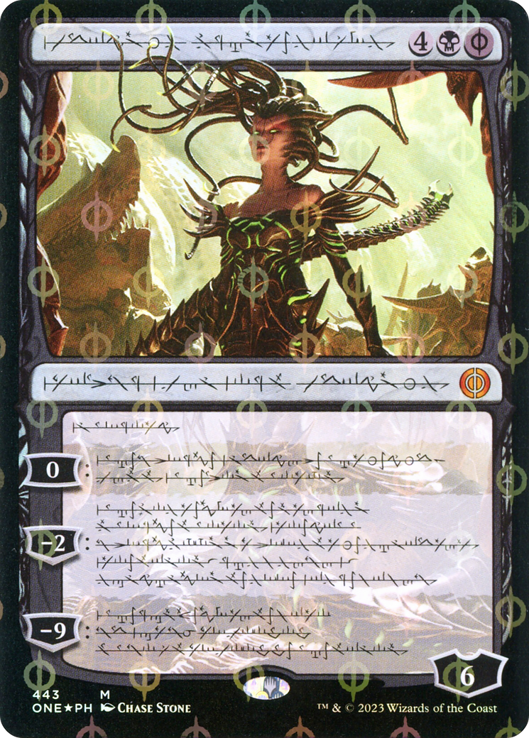 Vraska, Betrayal's Sting (Phyrexian Step-and-Compleat Foil) [Phyrexia: All Will Be One] | The CG Realm
