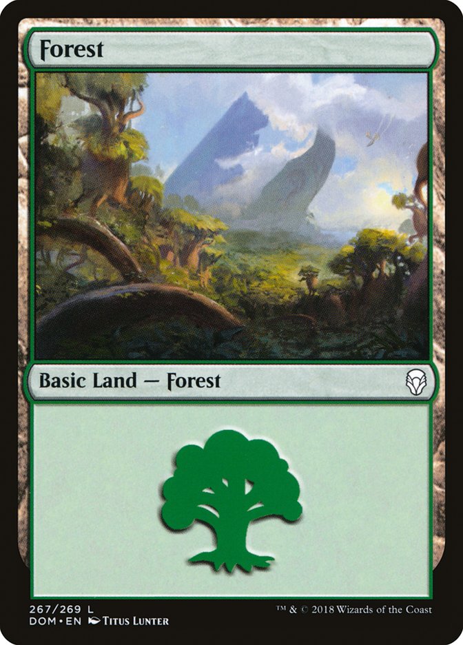 Forest (267) [Dominaria] | The CG Realm