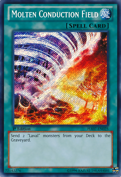 Molten Conduction Field [HA07-EN025] Secret Rare | The CG Realm