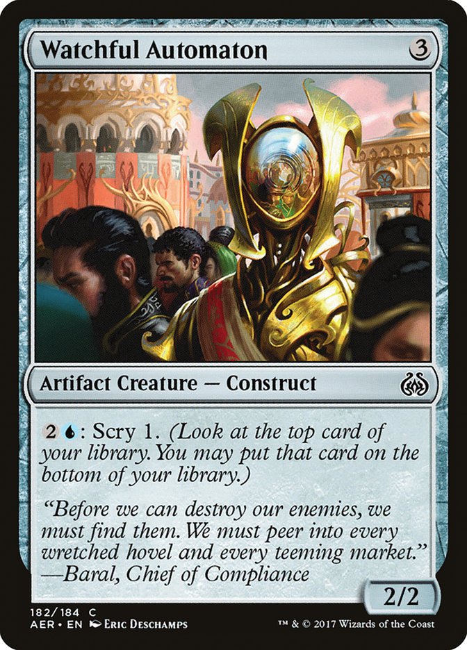 Watchful Automaton [Aether Revolt] | The CG Realm