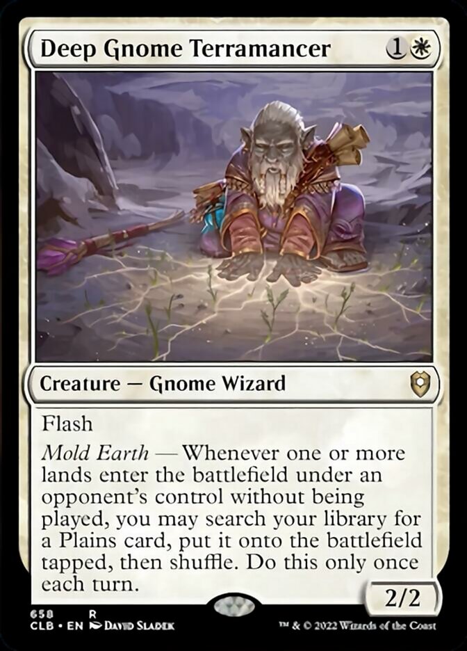 Deep Gnome Terramancer [Commander Legends: Battle for Baldur's Gate] | The CG Realm