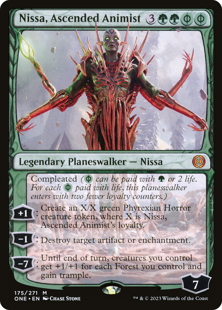Nissa, Ascended Animist [Phyrexia: All Will Be One] | The CG Realm