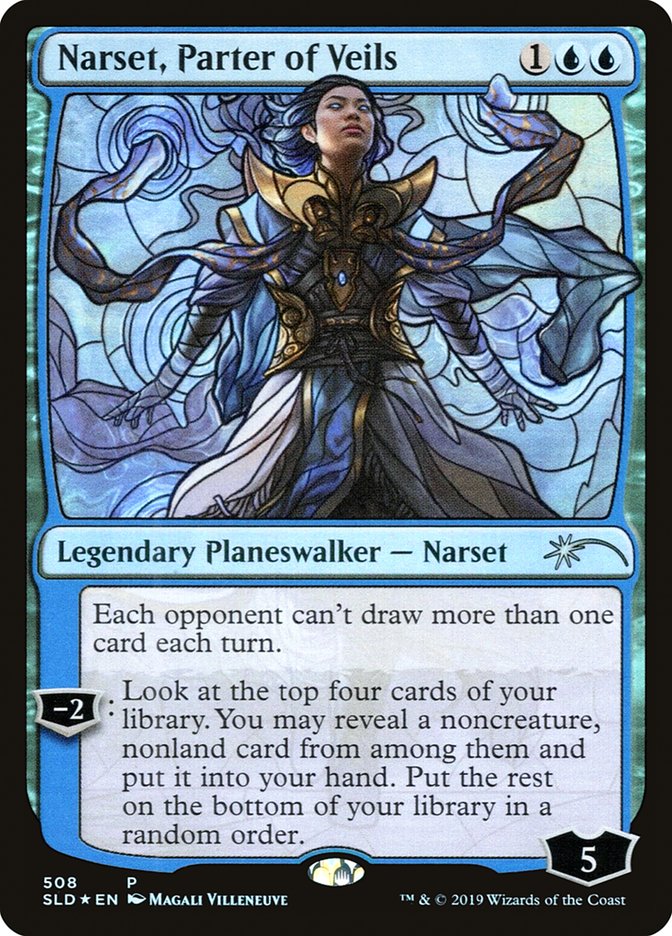 Narset, Parter of Veils (Stained Glass) [Secret Lair Drop Promos] | The CG Realm