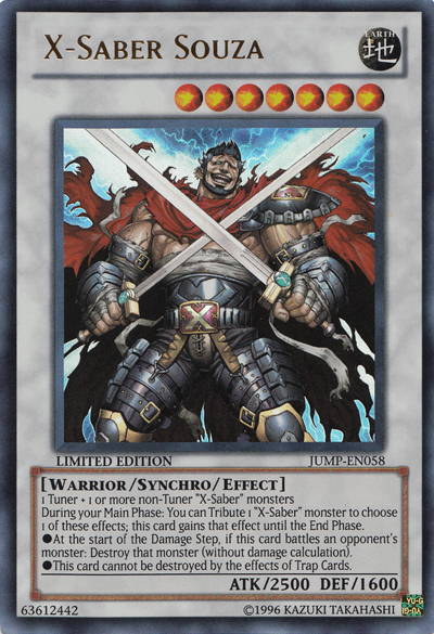 X-Saber Souza [JUMP-EN058] Ultra Rare | The CG Realm