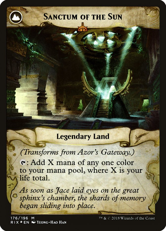 Azor's Gateway (PRE-176S) - Rivals of Ixalan Promos: (compasslanddfc) Foil