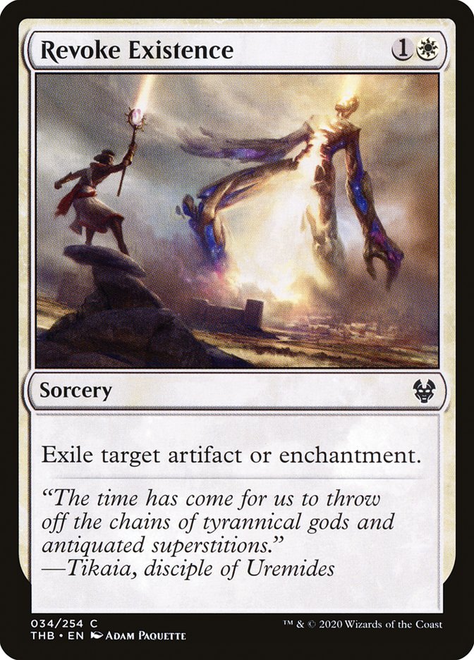 Revoke Existence [Theros Beyond Death] | The CG Realm