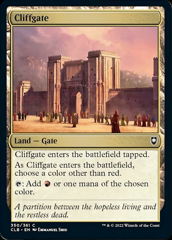 Cliffgate [Commander Legends: Battle for Baldur's Gate] | The CG Realm
