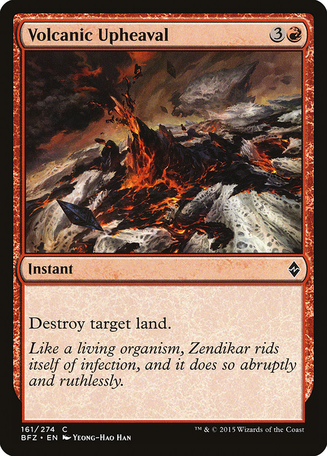 Volcanic Upheaval [Battle for Zendikar] | The CG Realm