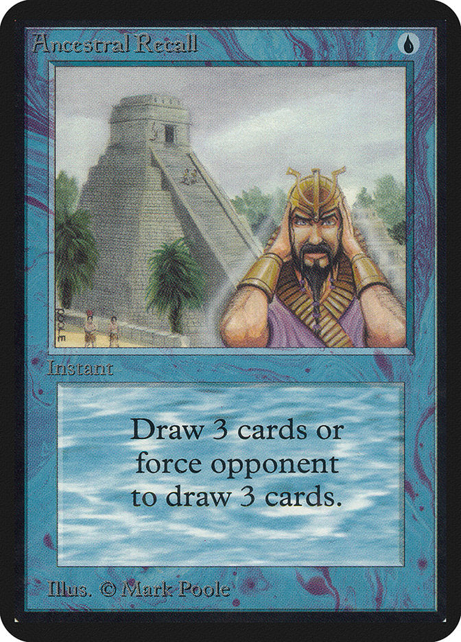 Ancestral Recall [Alpha Edition] | The CG Realm