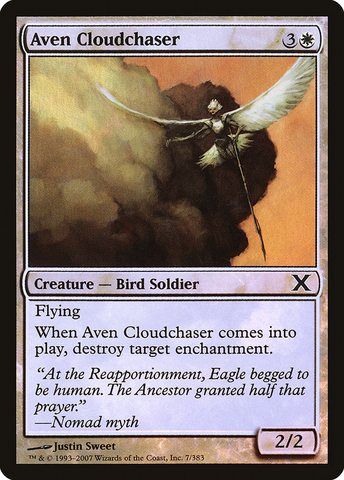 Aven Cloudchaser (Premium Foil) [Tenth Edition] | The CG Realm