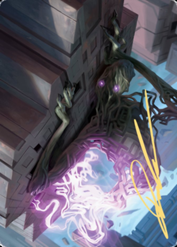 Skyclave Shade Art Card (Gold-Stamped Signature) [Zendikar Rising Art Series] | The CG Realm
