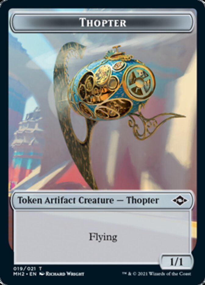 Clue (15) // Thopter Double-Sided Token [Modern Horizons 2 Tokens] | The CG Realm