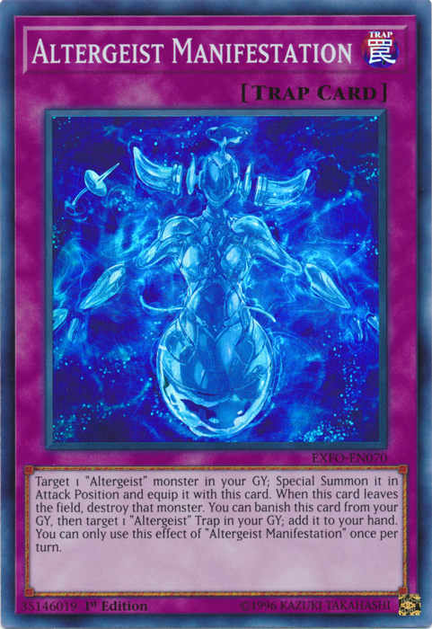 Altergeist Manifestation [EXFO-EN070] Super Rare | The CG Realm