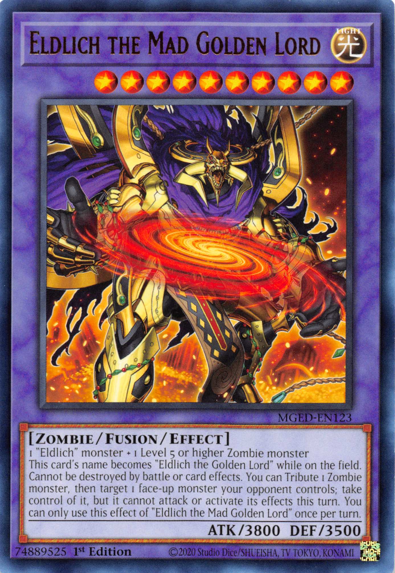 Eldlich the Mad Golden Lord [MGED-EN123] Rare | The CG Realm