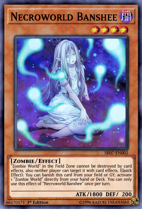 Necroworld Banshee [SR07-EN002] Super Rare | The CG Realm