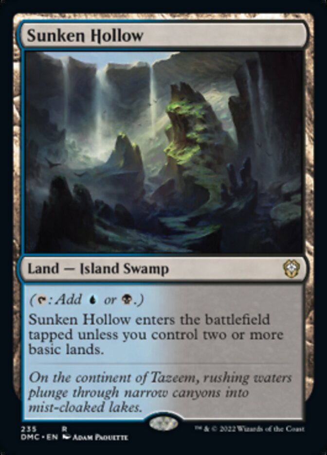 Sunken Hollow [Dominaria United Commander] | The CG Realm