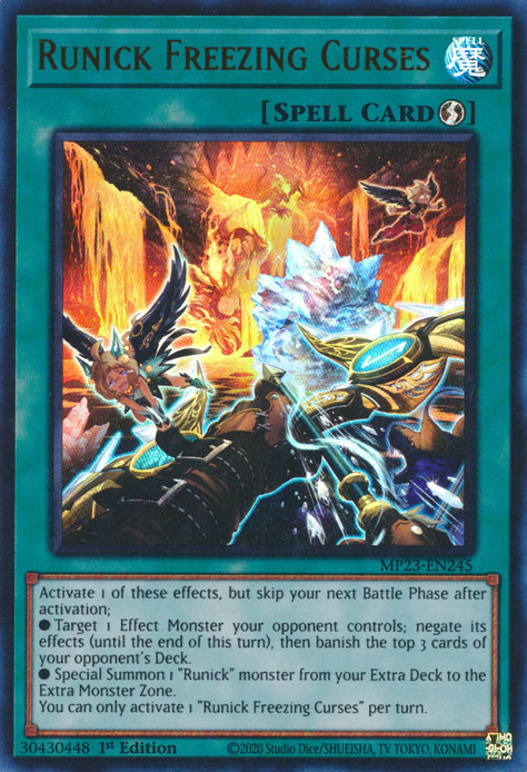 Runick Freezing Curses [MP23-EN245] Ultra Rare | The CG Realm
