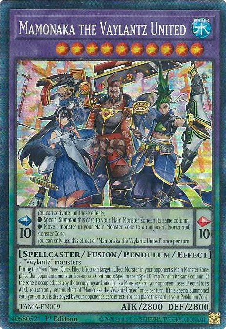 Mamonaka the Vaylantz United [TAMA-EN009] Collector's Rare | The CG Realm
