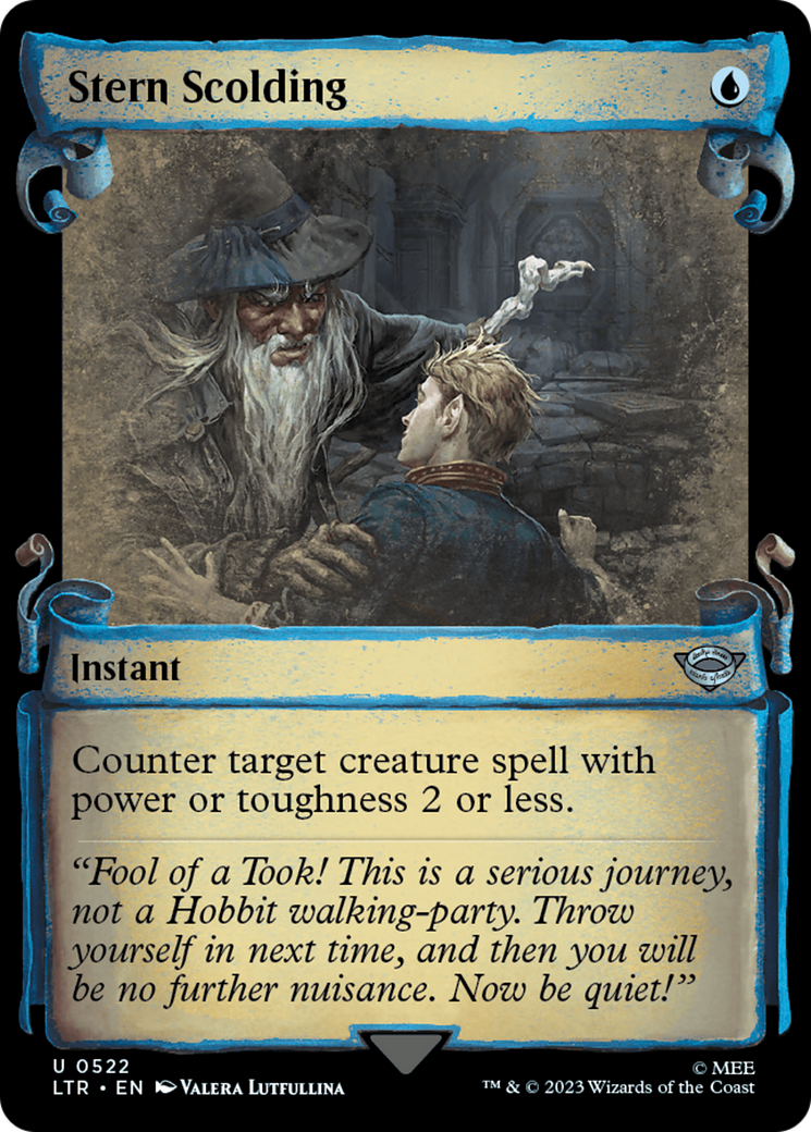 Stern Scolding [The Lord of the Rings: Tales of Middle-Earth Showcase Scrolls] | The CG Realm