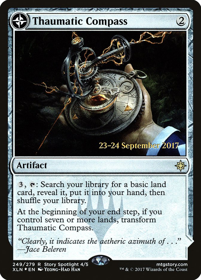 Thaumatic Compass (PRE-249) - Ixalan Promos: (compasslanddfc) Foil