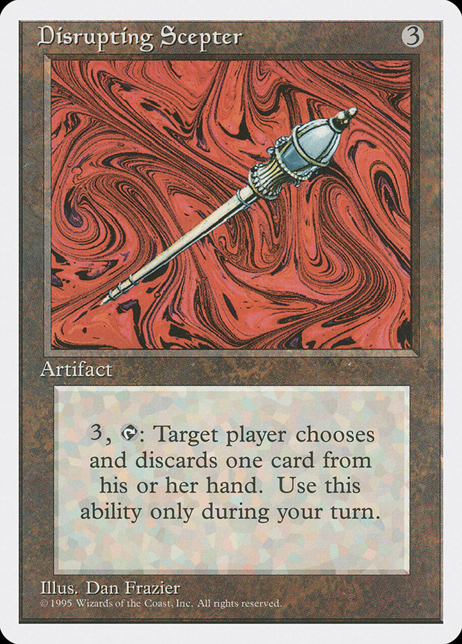 Disrupting Scepter [Fourth Edition] | The CG Realm