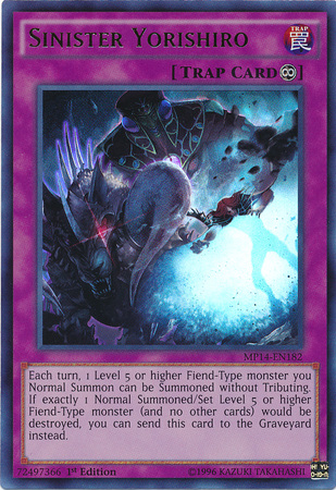 Sinister Yorishiro [MP14-EN182] Ultra Rare | The CG Realm