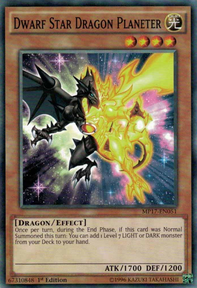 Dwarf Star Dragon Planeter [MP17-EN051] Common | The CG Realm
