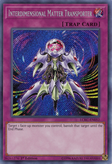 Interdimensional Matter Transporter [LCKC-EN052] Secret Rare | The CG Realm