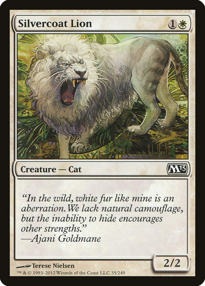 Silvercoat Lion [Magic 2013] | The CG Realm