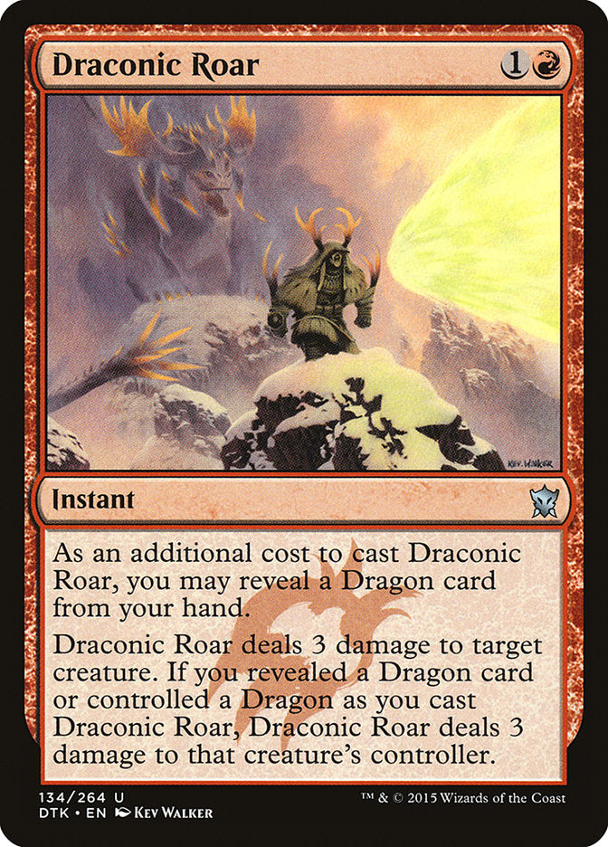 Draconic Roar [Dragons of Tarkir] | The CG Realm