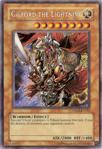 Gilford the Lightning [DR04-EN242] Secret Rare | The CG Realm