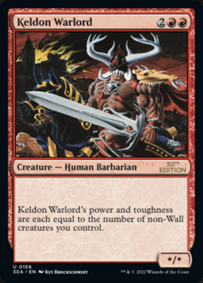 Keldon Warlord [30th Anniversary Edition] | The CG Realm