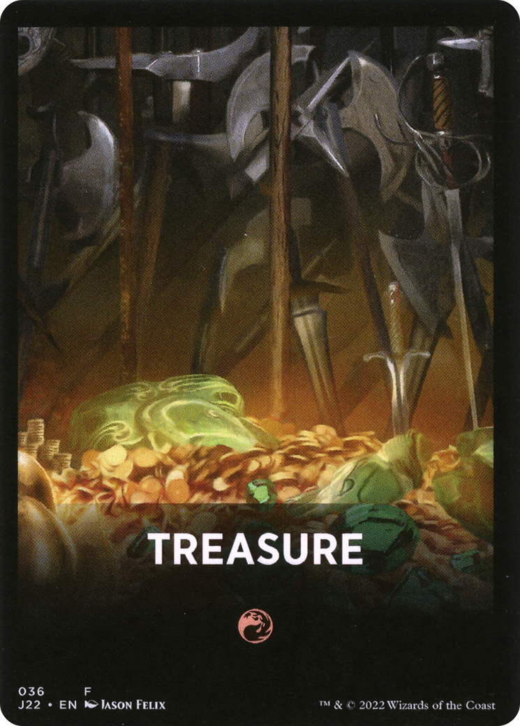 Treasure Theme Card [Jumpstart 2022 Front Cards] | The CG Realm