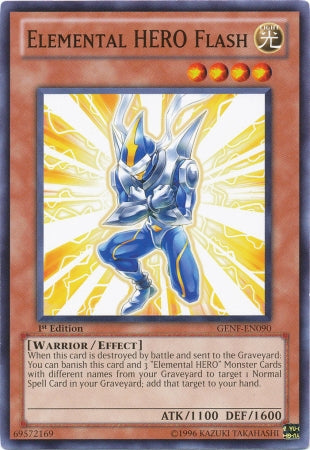 Elemental Hero Flash [GENF-EN090] Common | The CG Realm