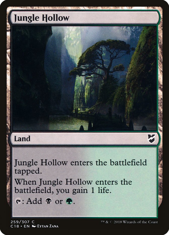 Jungle Hollow [Commander 2018] | The CG Realm