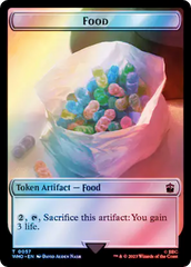 Alien Angel // Food (0057) Double-Sided Token (Surge Foil) [Doctor Who Tokens] | The CG Realm