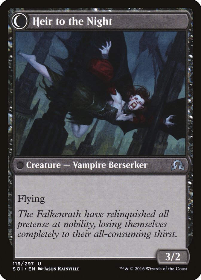 Heir of Falkenrath (SOI-116) - Shadows over Innistrad: (Double Faced Transform)