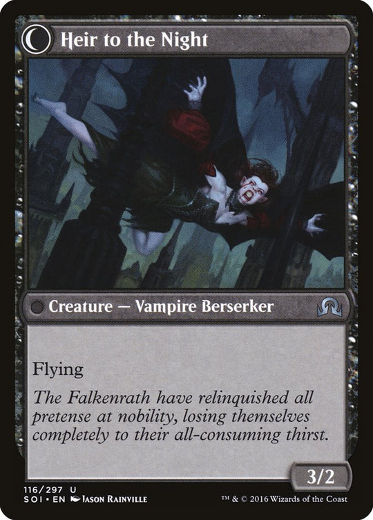 Heir of Falkenrath (SOI-116) - Shadows over Innistrad: (Double Faced Transform)