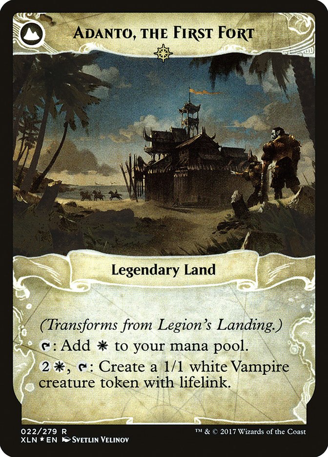 Legion's Landing // Adanto, the First Fort [Ixalan Prerelease Promos] | The CG Realm