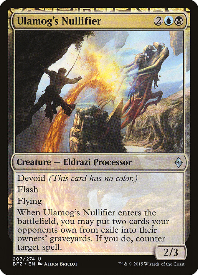 Ulamog's Nullifier [Battle for Zendikar] | The CG Realm