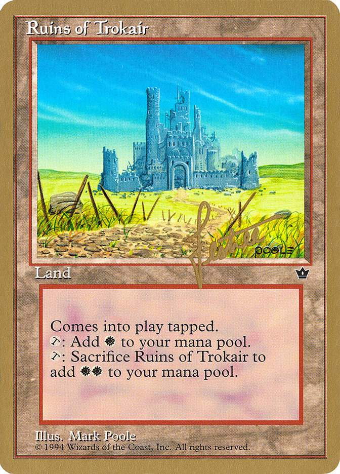 Ruins of Trokair (Bertrand Lestree) [Pro Tour Collector Set] | The CG Realm