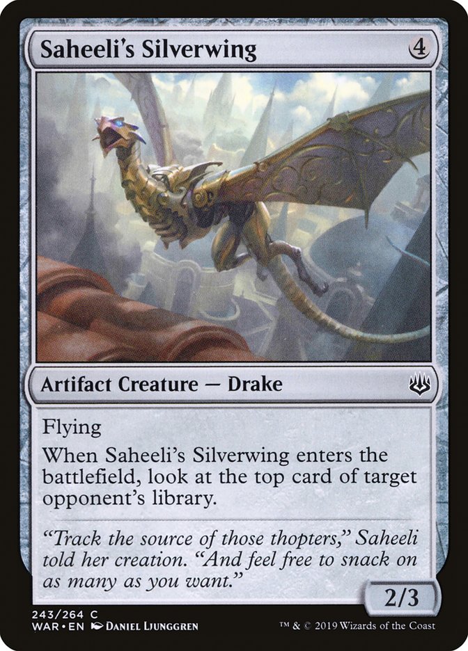 Saheeli's Silverwing [War of the Spark] | The CG Realm