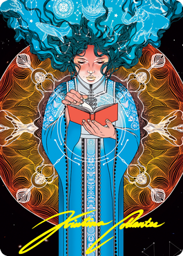 Memory Lapse Art Card (Gold-Stamped Signature) [Strixhaven: School of Mages Art Series] | The CG Realm