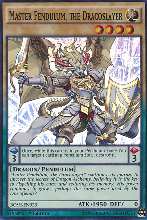 Master Pendulum, the Dracoslayer [BOSH-EN023] Super Rare | The CG Realm