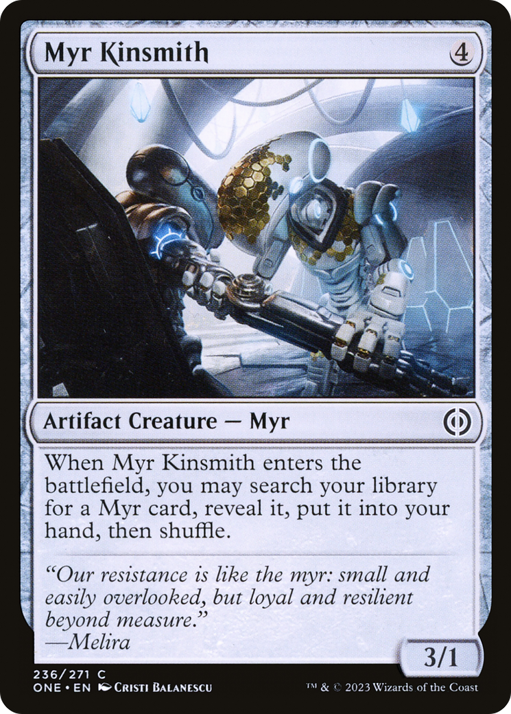 Myr Kinsmith [Phyrexia: All Will Be One] | The CG Realm