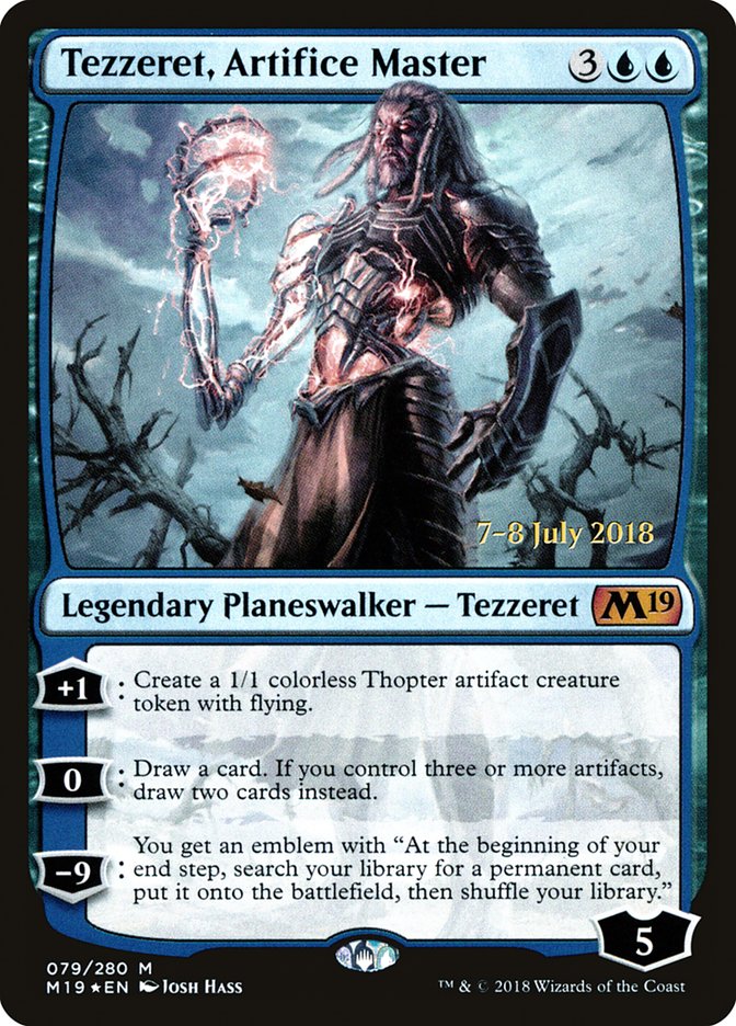 Tezzeret, Artifice Master [Core Set 2019 Prerelease Promos] | The CG Realm