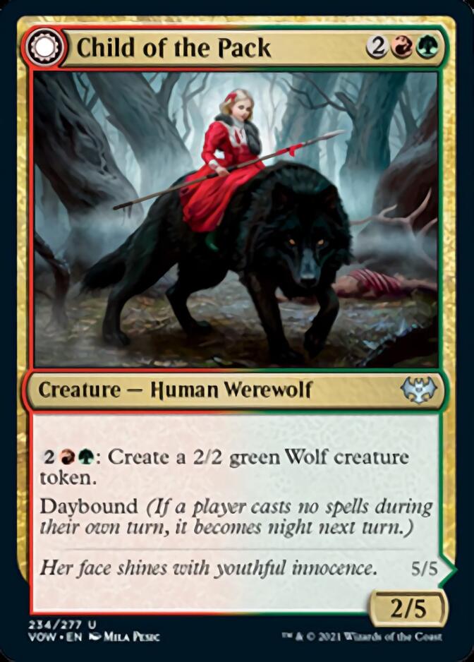 Child of the Pack (VOW-234) - Innistrad: Crimson Vow: (Double Faced Transform)