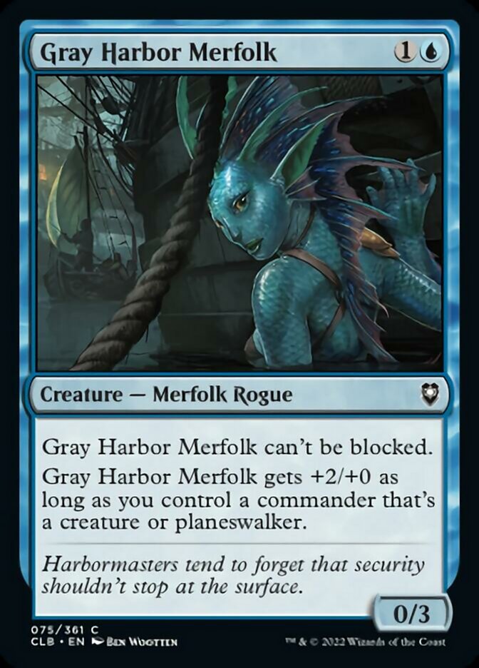 Gray Harbor Merfolk [Commander Legends: Battle for Baldur's Gate] | The CG Realm