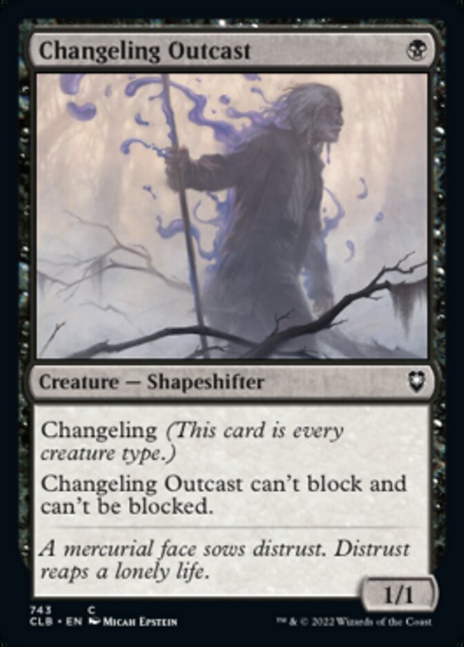 Changeling Outcast [Commander Legends: Battle for Baldur's Gate] | The CG Realm